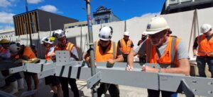 ‘Topping off’ the Waikato Regional Theatre